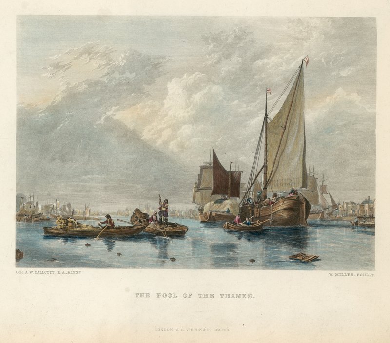 The Pool of the Thames by Augustus Wall Callcott