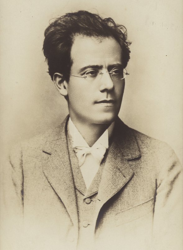 Portrait of Gustav Mahler by Austrian Photographer