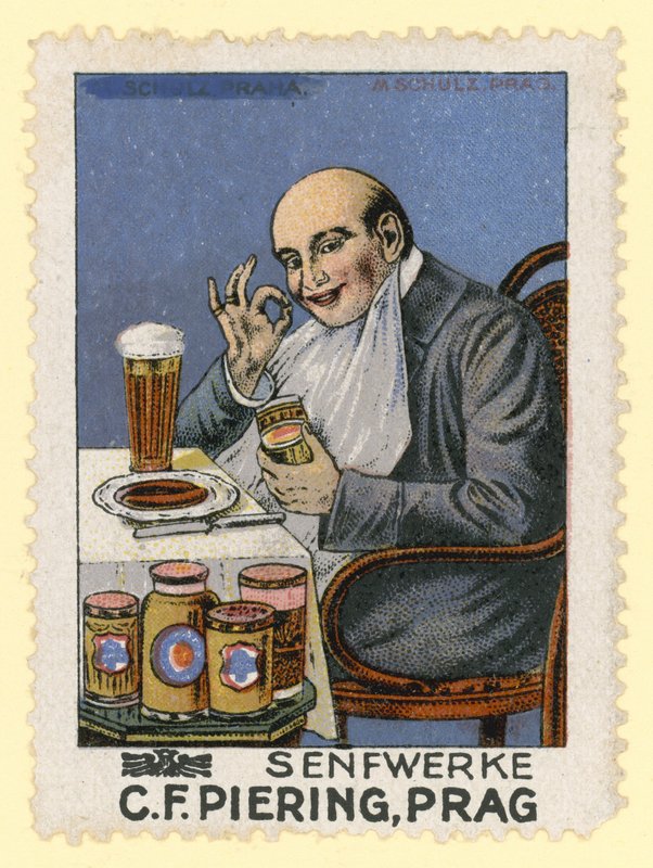 C F Piering mustard, Prague by Austrian School