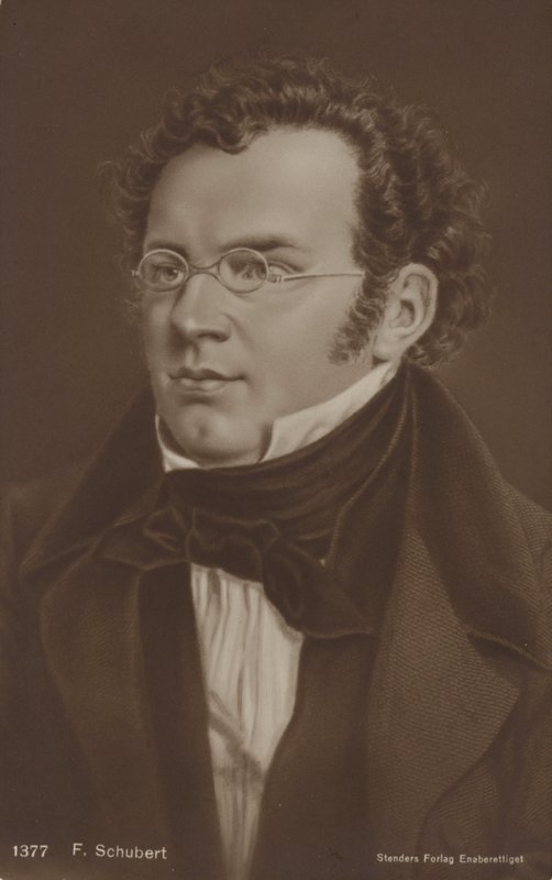 Portrait of Franz Schubert by Austrian School