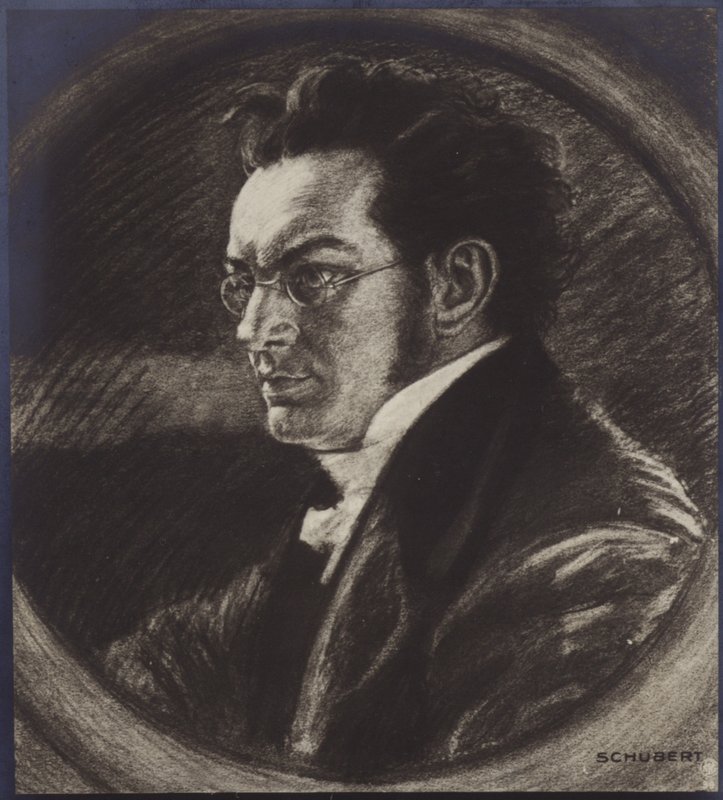 Portrait of Franz Schubert by Austrian School