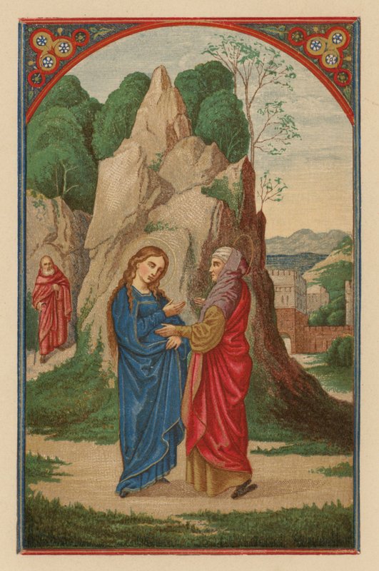 Visitation of the Blessed Virgin Mary by Austrian School