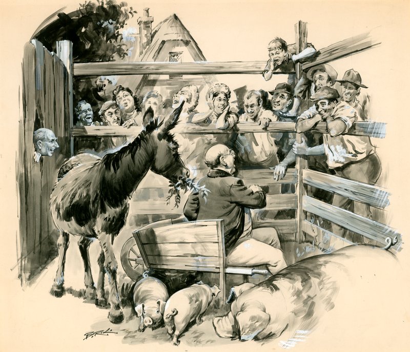 Pickwick in the Pound by Barrie Linklater
