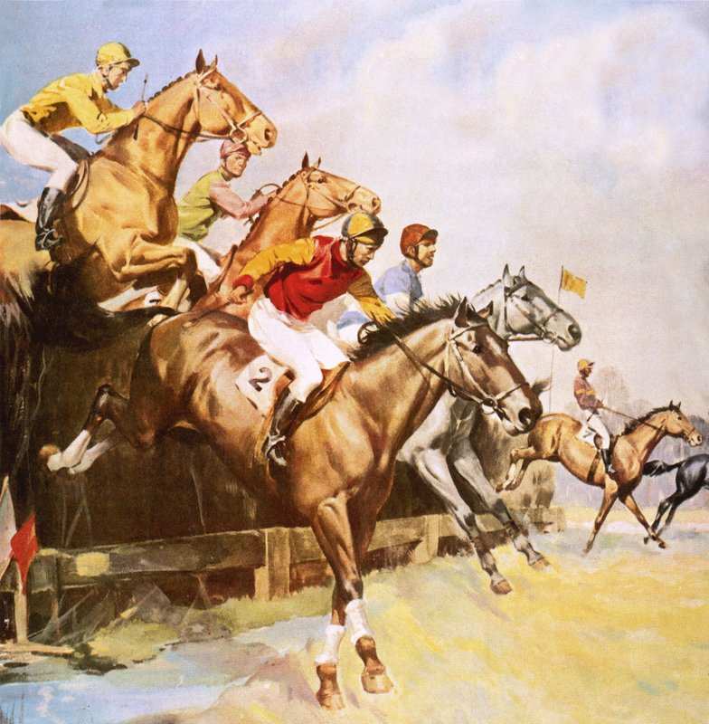 The Grand National by Barrie Linklater