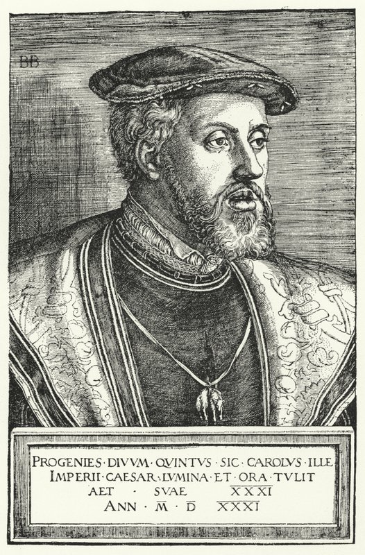 Charles V, Holy Roman Emperor by Barthel after Beham