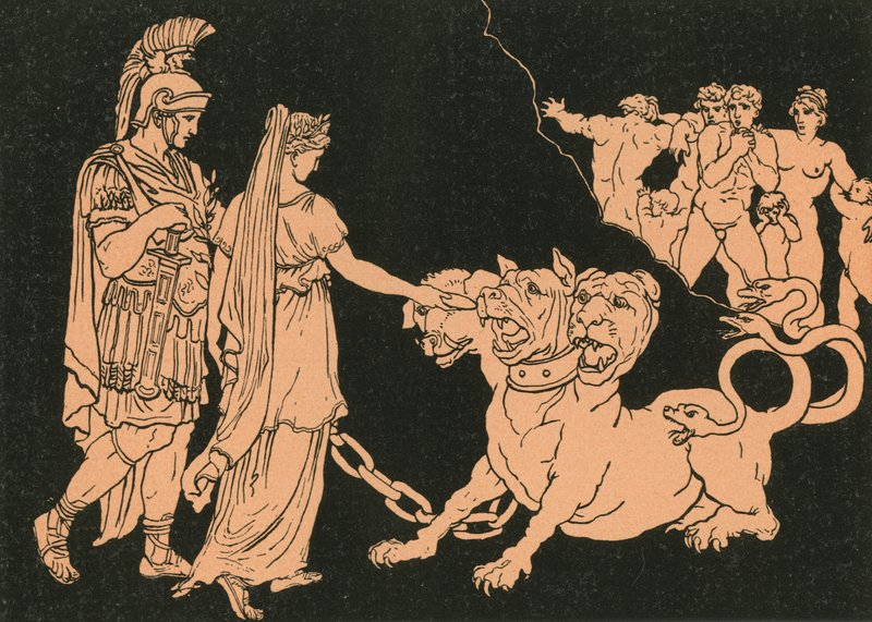 Cerberus by Bartolomeo Pinelli