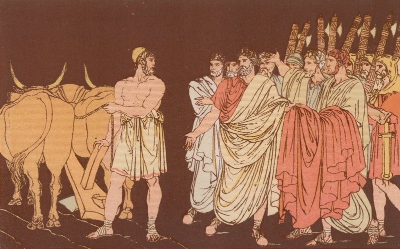 Cincinnatus Called to be Dictator by Bartolomeo Pinelli