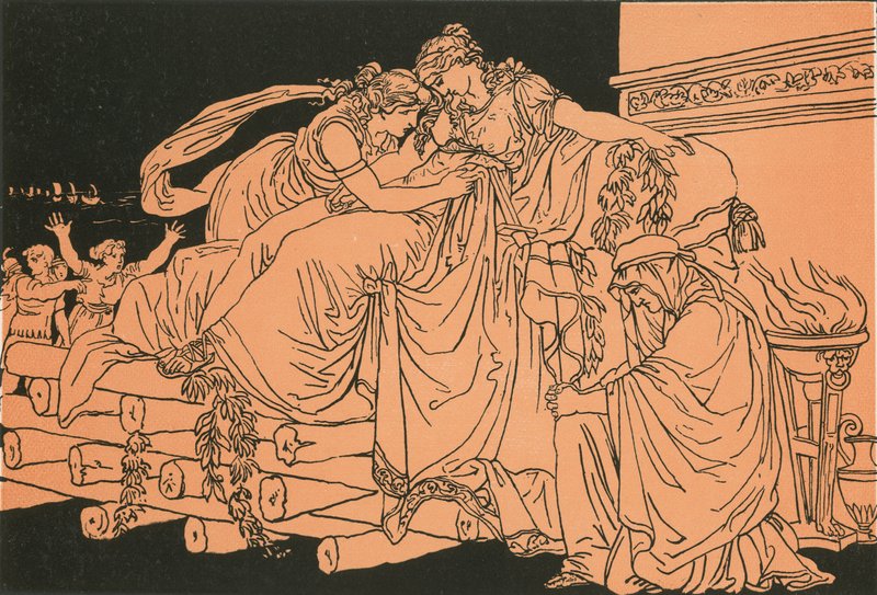 Dido on the Funeral Pile by Bartolomeo Pinelli