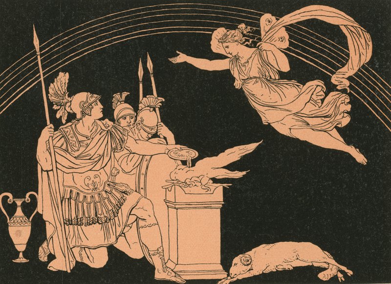 Iris Appearing to Turnus by Bartolomeo Pinelli