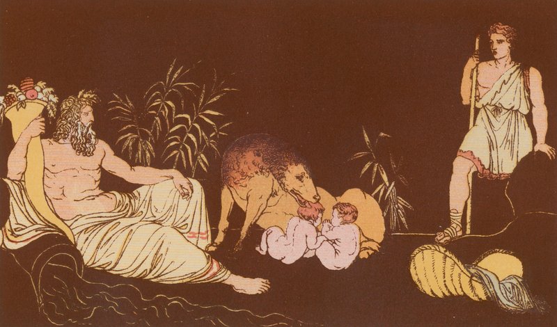 The Wolf and the Twins by Bartolomeo Pinelli