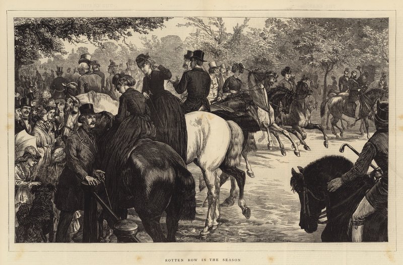 Rotten Row in the Season by Basil Bradley