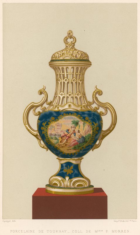 Porcelain of Tournai by Belgian School