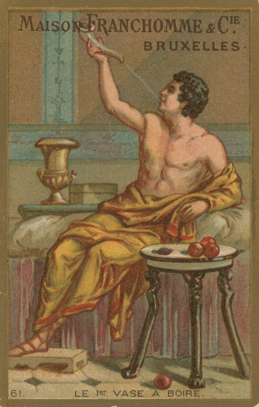 The first drinking vessel by Belgian School