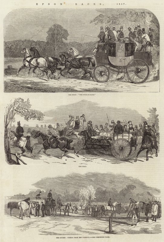 Epsom Races by Benjamin Herring