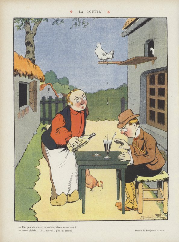 Illustration for Le Rire by Benjamin Rabier