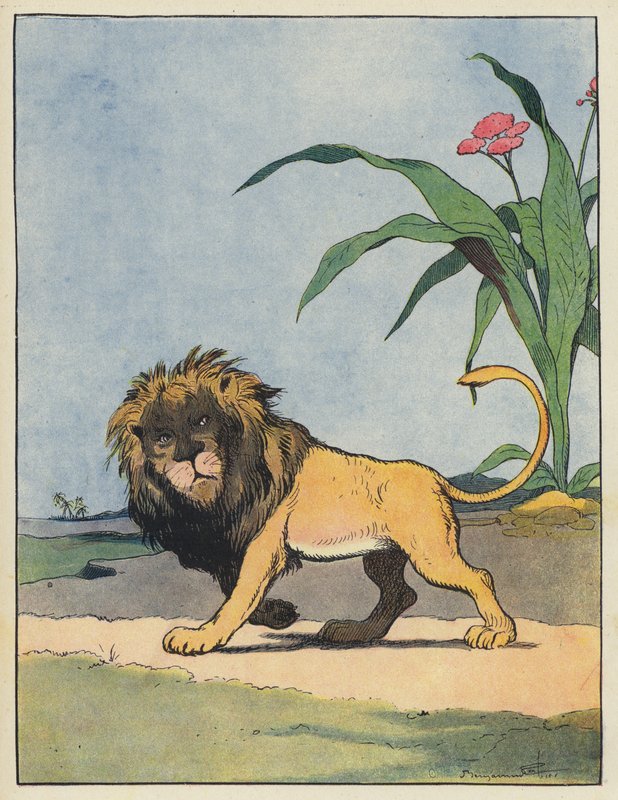 Lion by Benjamin Rabier