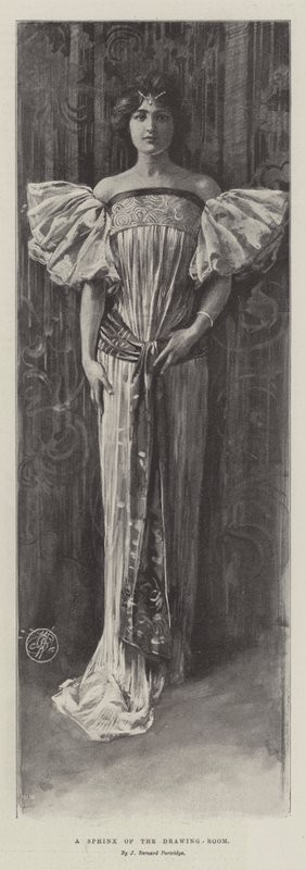 A Sphinx of the Drawing-Room by Bernard Partridge