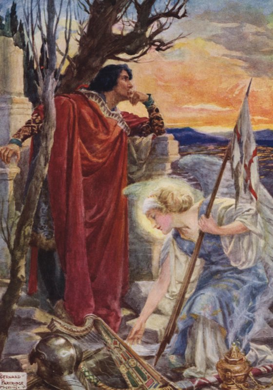 Scene from Abt Vogler by Bernard Partridge