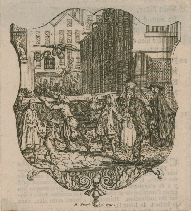 A Scene from London by Bernard Picart