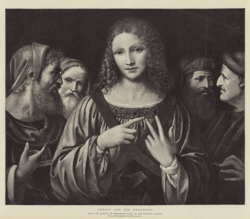 Christ and the Pharisees by Bernardino Luini