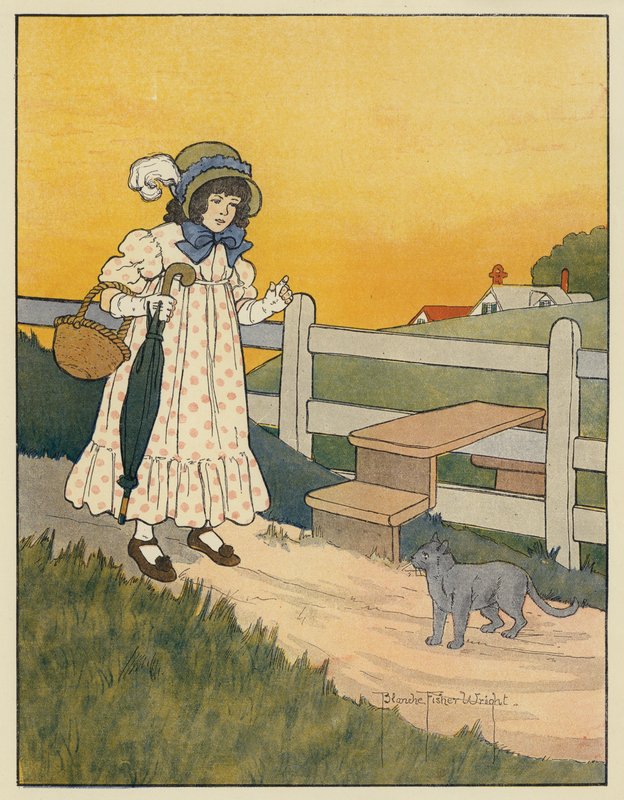 Pussy-Cat and Queen by Blanche Fisher Wright