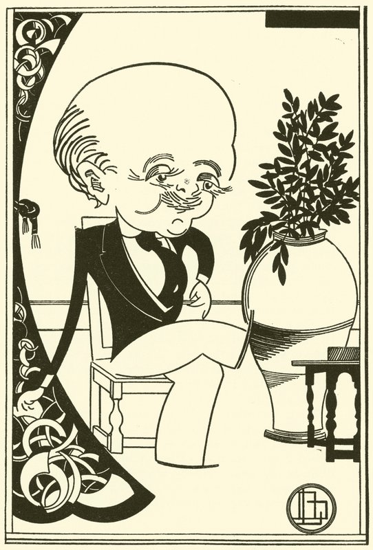 Max Beerbohm by Bohun Lynch