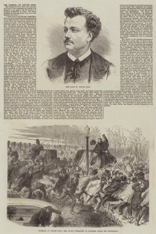 The Funeral of Victor Noir by Burn Smeeton