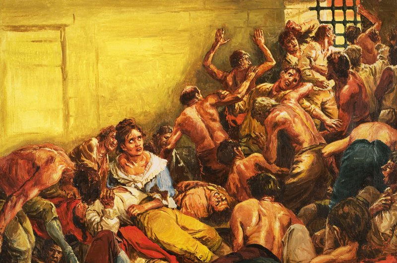 Dungeon, possibly Black Hole of Calcutta by C.L. Doughty