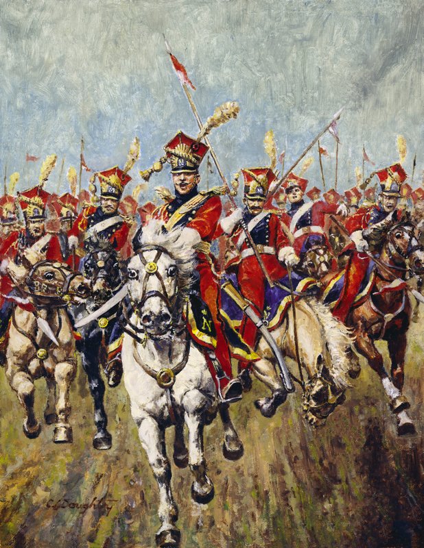 French cavalry charge by C.L. Doughty