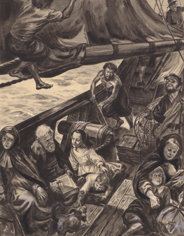 Voyage of the Mayflower by C.L. Doughty
