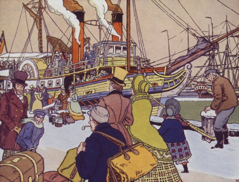 An Early Canadian Steamship by Canadian School