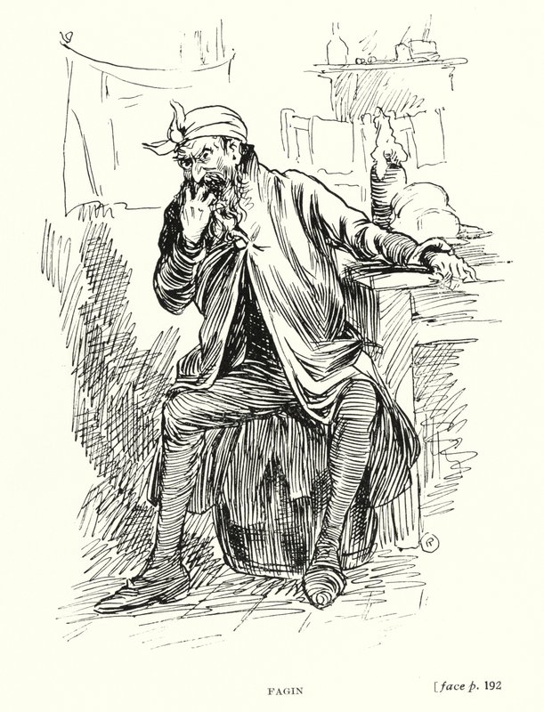 Dickens character: Fagin by Captain Edward Henry Handley Read