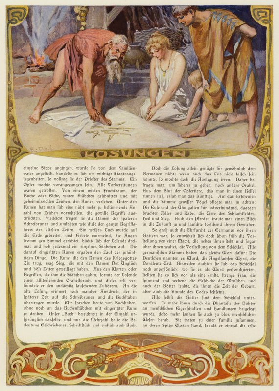 Reading the runes by Carl Emil Doepler