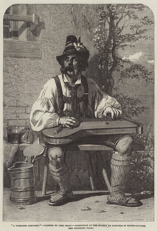 A Tyrolese Composer by Carl Haag