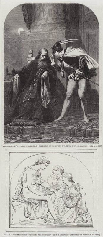 Exhibition of the Royal Academy by Carl Haag