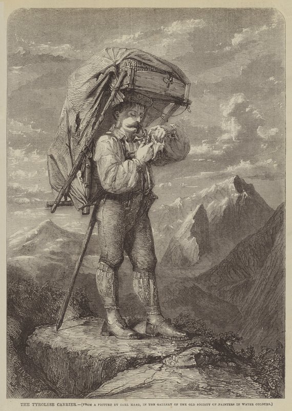 The Tyrolese Carrier by Carl Haag