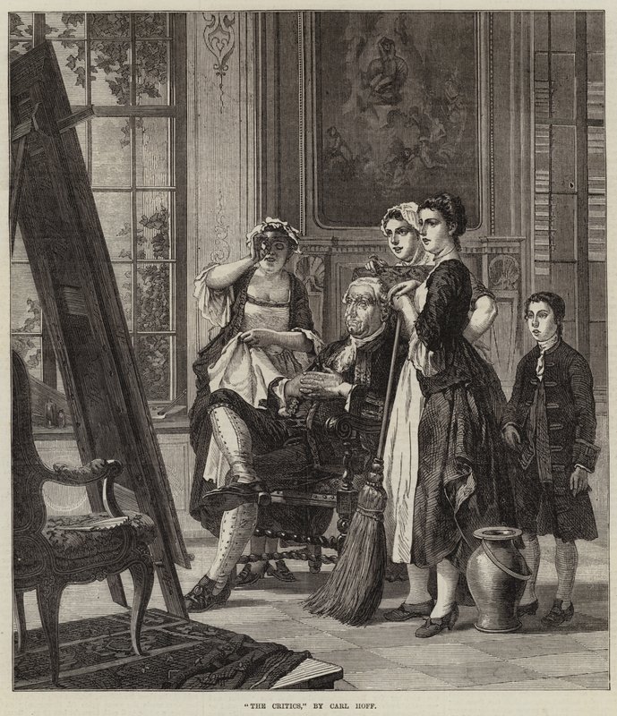 The Critics by Carl Heinrich Hoff