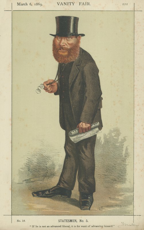The Right Hon W E Forster by Carlo Pellegrini