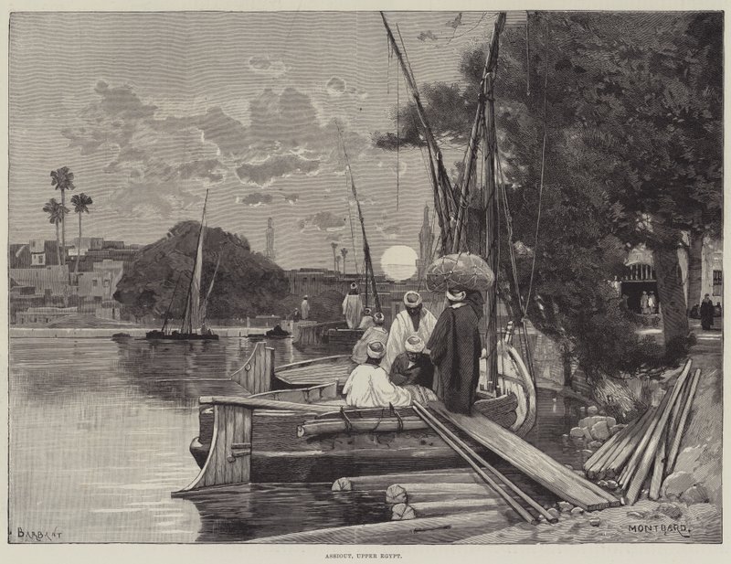 Assiout, Upper Egypt by Charles Auguste Loye