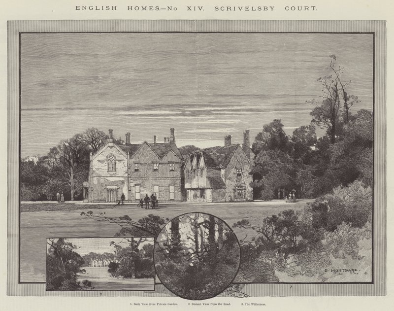 Scrivelsby Court by Charles Auguste Loye