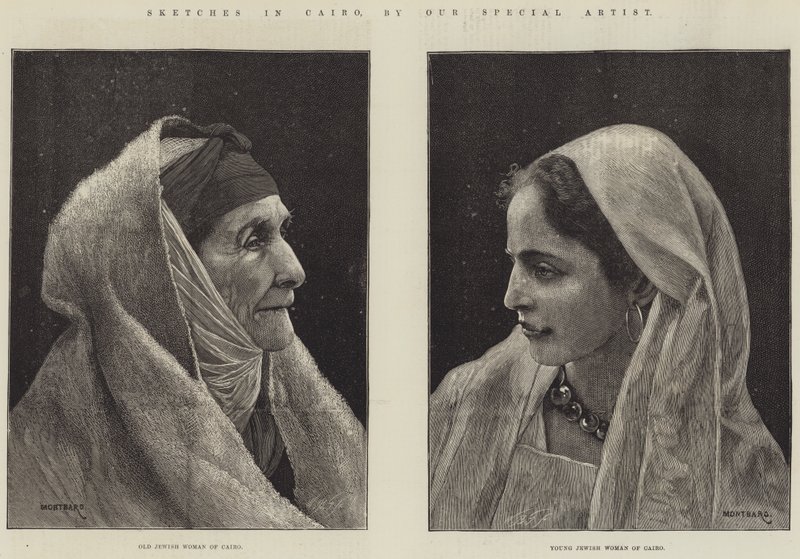 Sketches in Cairo by Charles Auguste Loye
