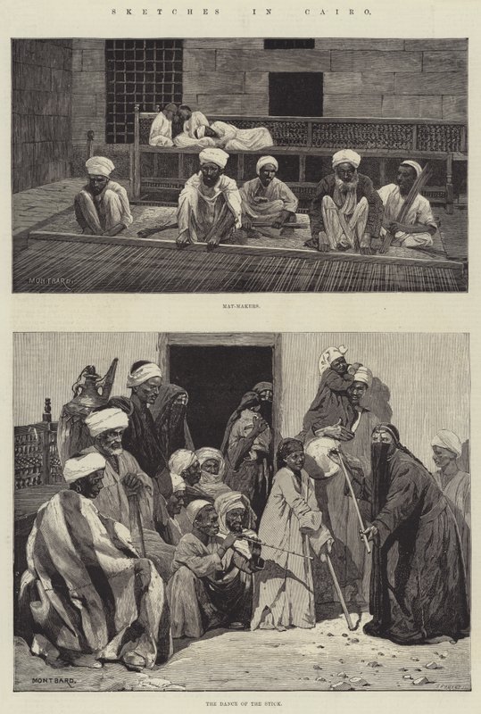 Sketches in Cairo by Charles Auguste Loye