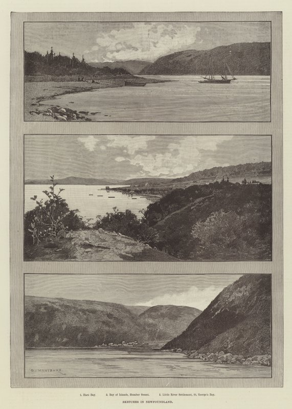 Sketches in Newfoundland by Charles Auguste Loye