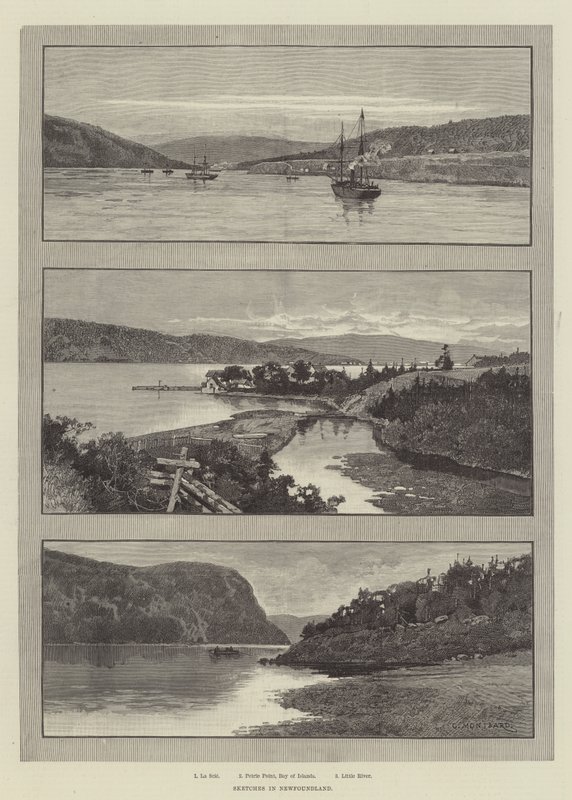 Sketches in Newfoundland by Charles Auguste Loye