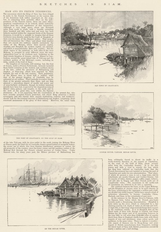 Sketches in Siam by Charles Auguste Loye