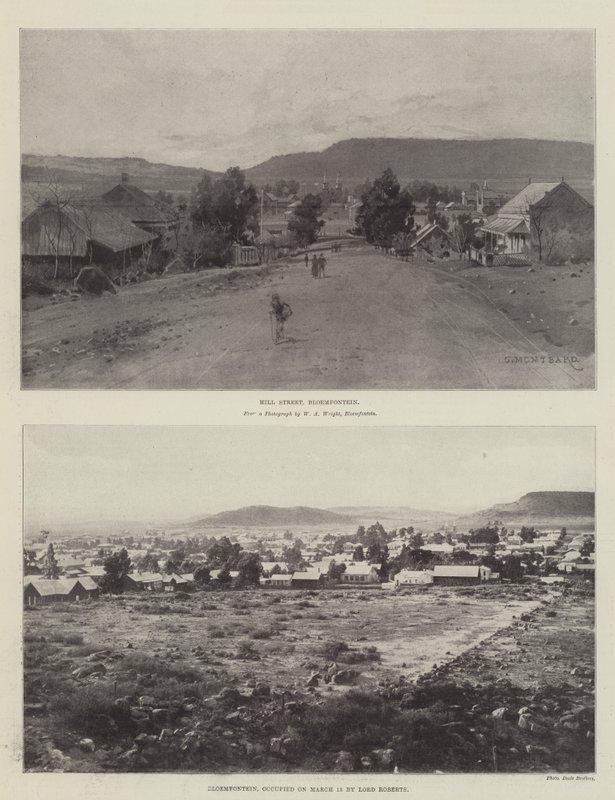 Sketches of Bloemfontein by Charles Auguste Loye