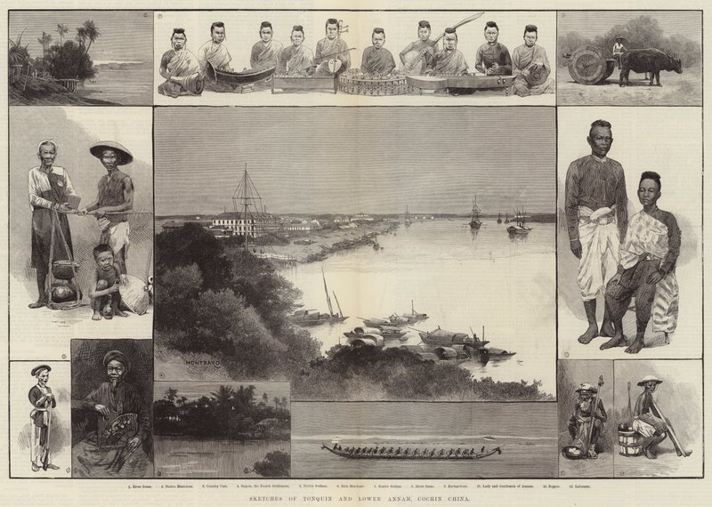 Sketches of Tonquin and Lower Annam, Cochin China by Charles Auguste Loye
