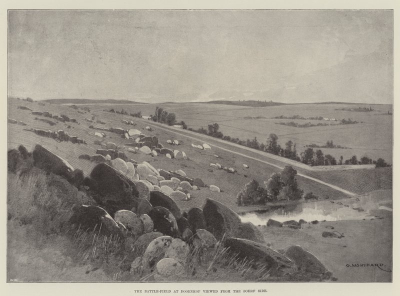 The Battle-Field at Doornkop viewed from the Boers