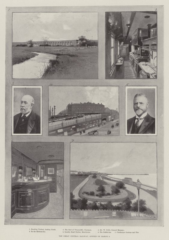 The Great Central Railway, Opened on 9 March by Charles Auguste Loye
