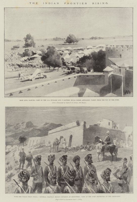 The Indian Frontier Rising by Charles Auguste Loye